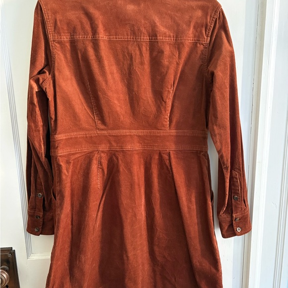 Boden Flora Cord Shirt Dress Cognac US 8P - Picture 5 of 7